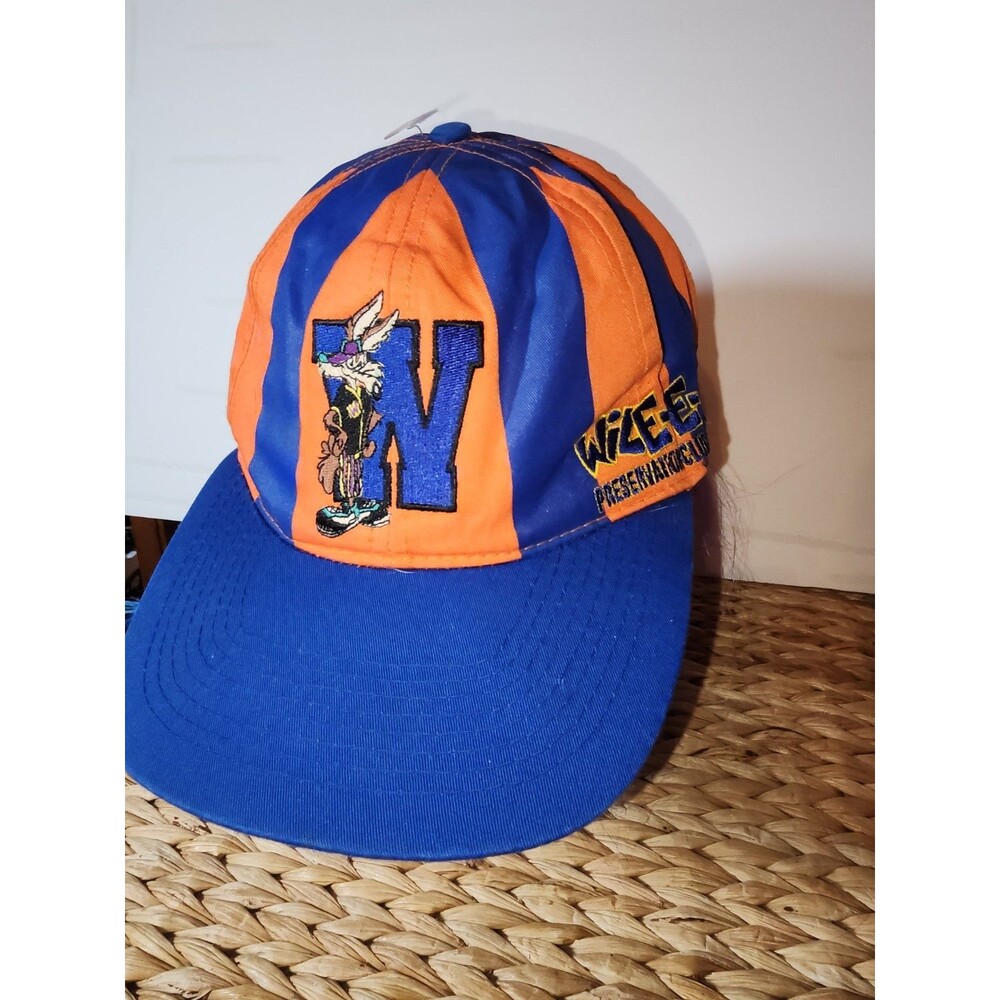 Vintage 1993 Looney Tunes Wile E. Coyote Baseball Hat Cap Life Preservation Club